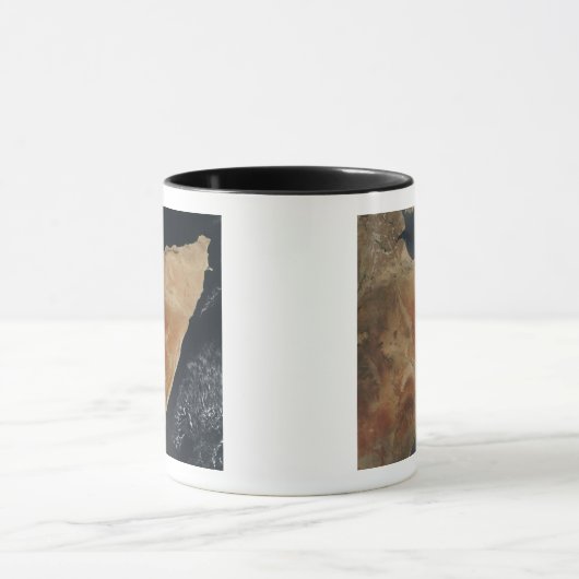 Satellitenansicht des Horns von Afrika Tasse (Zentrum)