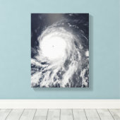 Satellitenansicht des Hurrikans Celia Leinwanddruck (Insitu (Holzboden))