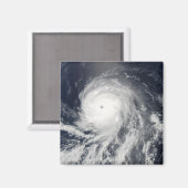 Satellitenansicht des Hurrikans Celia Magnet (Vorderseite/Rückseite)