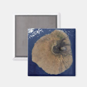Satellitenansicht des Monte Fogo Magnet (Vorderseite/Rückseite)