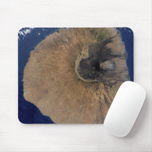Satellitenansicht des Monte Fogo Mousepad (Mit Mouse)