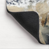 Satellitenansicht des östlichen Mittelmeers Mousepad (Ecke)