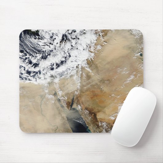 Satellitenansicht des östlichen Mittelmeers Mousepad (Mit Mouse)