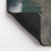 Satellitenansicht des Schneefalls Mousepad (Ecke)