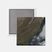 Satellitenansicht des Südosten-Staat Magnet (Vorderseite/Rückseite)