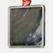 Satellitenansicht des Südosten-Staat Ornament Aus Metall (Links)