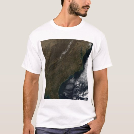 Satellitenansicht des Südosten-Staat T-Shirt (Vorderseite)
