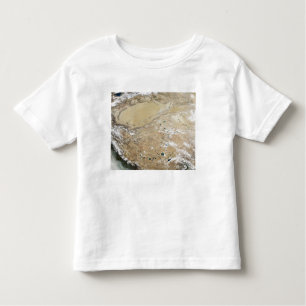 Satellitenansicht des tibetischen Plateaus Kleinkind T-shirt