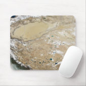 Satellitenansicht des tibetischen Plateaus Mousepad (Mit Mouse)