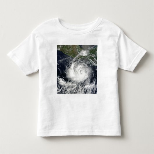 Satellitenansicht des tropischen Sturms Darby Kleinkind T-shirt (Vorderseite)