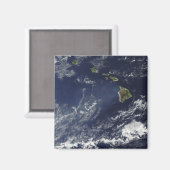 Satellitenansicht des Vulkannebels Magnet (Vorderseite/Rückseite)