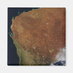Satellitenansicht des Westerns Australien Magnet