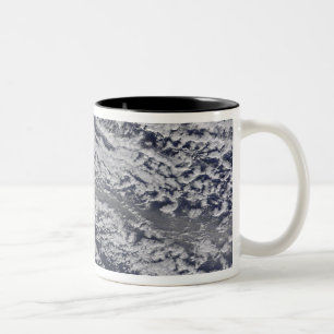 Satellitenansicht einer Aschenfeder 3 Zweifarbige Tasse