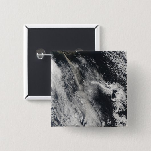 Satellitenansicht einer Aschenwolke 2 Button (Vorne & Hinten)