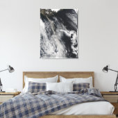 Satellitenansicht einer Aschenwolke 2 Leinwanddruck (Insitu (Schlafzimmer))