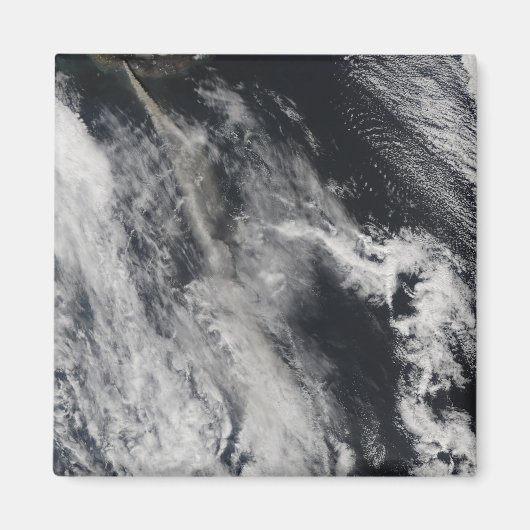 Satellitenansicht einer Aschenwolke 2 Magnet (Vorne)