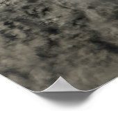 Satellitenansicht einer Aschenwolke 2 Poster (Ecke)