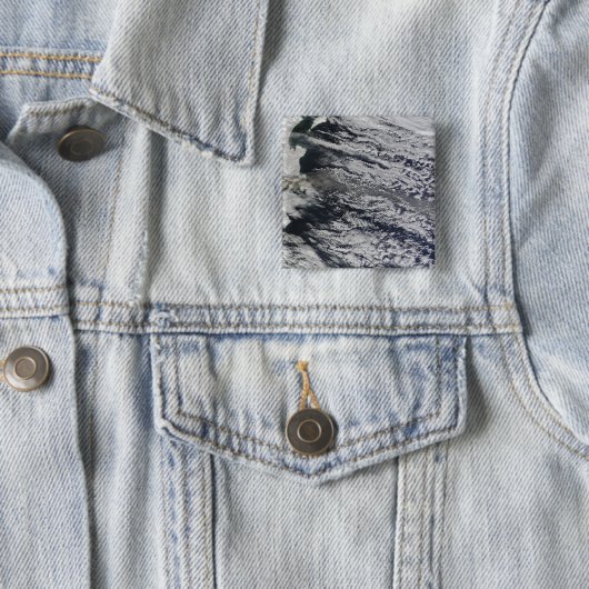 Satellitenansicht einer Aschenwolke 3 Button (Beispiel)