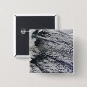 Satellitenansicht einer Aschenwolke 3 Button (Vorne & Hinten)