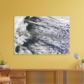 Satellitenansicht einer Aschenwolke 3 Leinwanddruck (Insitu (Wohnzimmer))