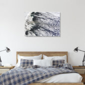 Satellitenansicht einer Aschenwolke 3 Leinwanddruck (Insitu (Schlafzimmer))