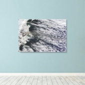 Satellitenansicht einer Aschenwolke 3 Leinwanddruck (Insitu (Holzboden))