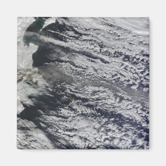 Satellitenansicht einer Aschenwolke 3 Magnet (Vorne)