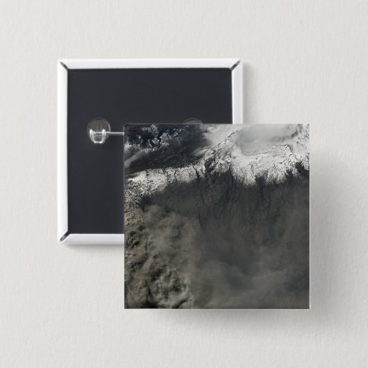 Satellitenansicht einer Aschenwolke 4 Button (Vorne & Hinten)