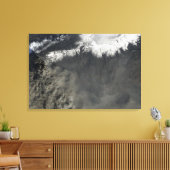 Satellitenansicht einer Aschenwolke 4 Leinwanddruck (Insitu (Wohnzimmer))