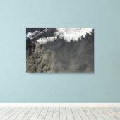 Satellitenansicht einer Aschenwolke 4 Leinwanddruck (Insitu (Holzboden))