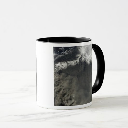 Satellitenansicht einer Aschenwolke 4 Tasse (VorderseiteRechts)