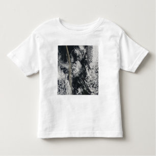 Satellitenansicht einer Aschenwolke Kleinkind T-shirt
