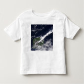 Satellitenansicht einer dicken, dampfreichen Wasse Kleinkind T-shirt (Vorderseite)