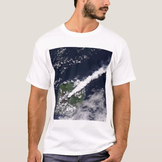 Satellitenansicht einer dicken, dampfreichen Wasse T-Shirt (Vorderseite)
