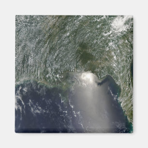 Satellitenansicht einer Ölpest Magnet