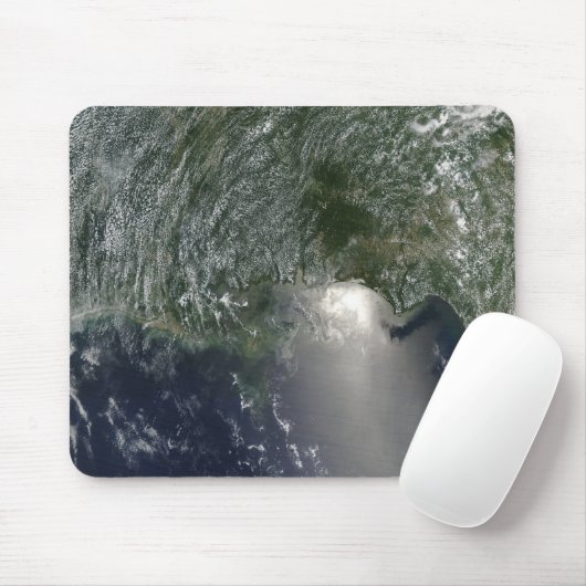 Satellitenansicht einer Ölpest Mousepad (Mit Mouse)