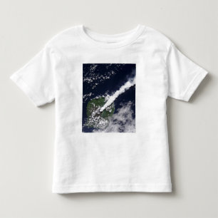 Satellitenansicht einer starken, Dampf-reichen Kleinkind T-shirt