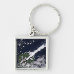 Satellitenansicht einer starken, Dampf-reichen Schlüsselanhänger