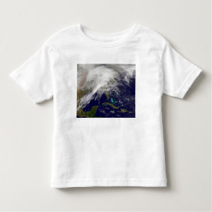 Satellitenansicht eines massiven Wintersturms Kleinkind T-shirt