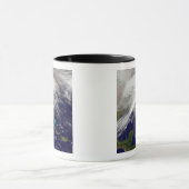 Satellitenansicht eines massiven Wintersturms Tasse (Zentrum)