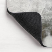 Satellitenansicht eines schweren Wintersturms Mousepad (Ecke)