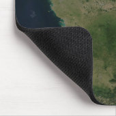 Satellitenansicht Frankreichs Mousepad (Ecke)
