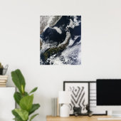 Satellitenansicht Japans Poster (Heimbüro)