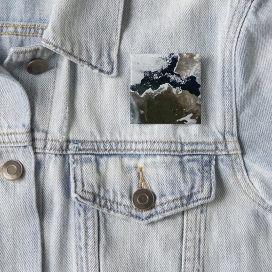 Satellitenansicht Nordwestkanadas Button (Beispiel)