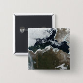 Satellitenansicht Nordwestkanadas Button (Vorne & Hinten)