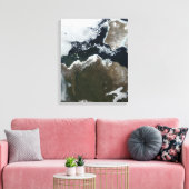 Satellitenansicht Nordwestkanadas Leinwanddruck (Insitu (Wohnzimmer))