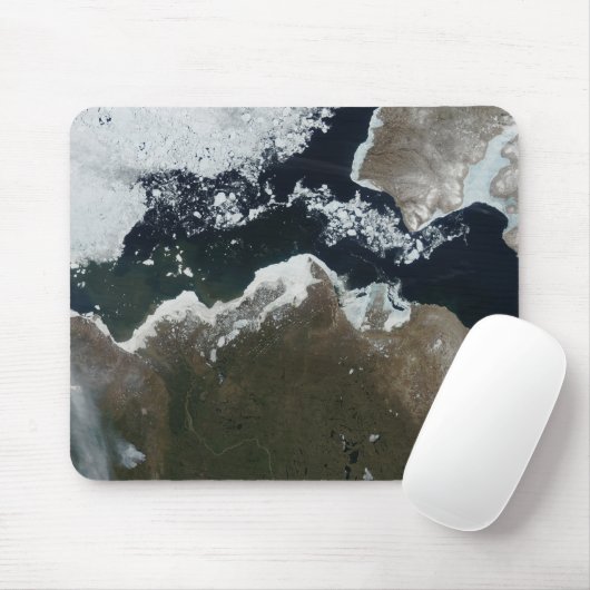 Satellitenansicht Nordwestkanadas Mousepad (Mit Mouse)