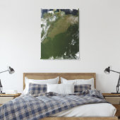 Satellitenansicht Ostkolumbiens Leinwanddruck (Insitu (Schlafzimmer))