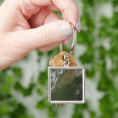 Satellitenansicht Ostkolumbiens Schlüsselanhänger (Hand)