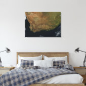 Satellitenansicht Südafrikas Leinwanddruck (Insitu (Schlafzimmer))